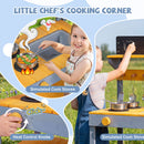 Mud Kitchen Play Set with Running Water and Dual Burners by DirectDeals