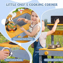 Mud Kitchen Play Set with Running Water and Dual Burners by LJGDeals
