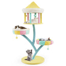 Multi-Layer Cat Tree with 2 Removable Perches Scratching Posts-Color by LJGDeals