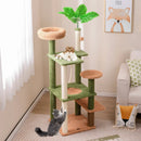 Multilevel Cat Tree with Scratching Posts and Rope Plush Perch Toy Bed-Green by LJGDeals