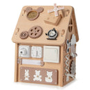 Multi-purpose Busy House with Sensory Games and Interior Storage Space by LJGDeals