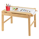 Wooden Kids Multi Activity Play Table with Storage Paper Roll by LJGDeals