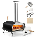 Portable Multi-Fuel Pizza Oven with Pizza Stone and Pizza Peel by DirectDeals