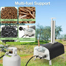 Portable Multi-Fuel Pizza Oven with Pizza Stone and Pizza Peel by DirectDeals