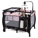 Baby Playpen with Changing Table and Bassinet - Pink by DirectDeals