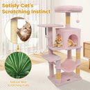 Multi-Level Cat Tower with 2-Door Condo and Padded Top Perch by LJGDeals