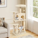 Multi-Level Cat Tower with 2-Door Condo and Padded Top Perch by DirectDeals