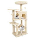 Multi-Level Cat Tower with 2-Door Condo and Padded Top Perch by LJGDeals