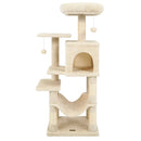 Multi-Level Cat Tower with 2-Door Condo and Padded Top Perch by LJGDeals
