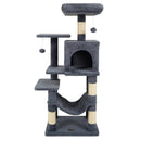 Multi-Level Cat Tower with 2-Door Condo and Padded Top Perch by LJGDeals