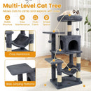 Multi-Level Cat Tower with 2-Door Condo and Padded Top Perch by LJGDeals