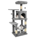 Multi-Level Cat Tower with 2-Door Condo and Padded Top Perch by LJGDeals