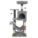 Multi-Level Cat Tower with 2-Door Condo and Padded Top Perch by LJGDeals