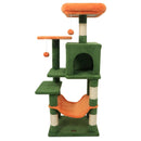 Multi-Level Cat Tower with 2-Door Condo and Padded Top Perch by LJGDeals