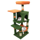 Multi-Level Cat Tower with 2-Door Condo and Padded Top Perch by LJGDeals