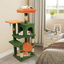Multi-Level Cat Tower with 2-Door Condo and Padded Top Perch by LJGDeals