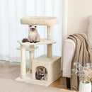 Cat Tree with Perch and Hanging Ball for Indoor Activity Play and Rest by LJGDeals