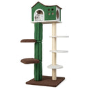 Multi-level Cat Tree with Condo and Anti-tipping Device-Green by LJGDeals