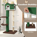 Multi-level Cat Tree with Condo and Anti-tipping Device-Green by LJGDeals