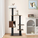 Multi-level Cat Tree for Indoor Cat 59.5 inch Tall Cat Tower with Cushion Top Perch by LJGDeals