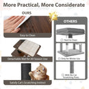 Multi-level Cat Tree for Indoor Cat 59.5 inch Tall Cat Tower with Cushion Top Perch by LJGDeals