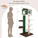 Multi-level Cat Tree with Condo and Anti-tipping Device-Green by LJGDeals