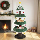 Christmas Cat Tree with 3 Platforms & Top Perch by LJGDeals