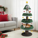 Christmas Cat Tree with 3 Platforms & Top Perch by LJGDeals