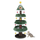 Christmas Cat Tree with 3 Platforms & Top Perch by LJGDeals