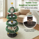 Christmas Cat Tree with 3 Platforms & Top Perch by LJGDeals
