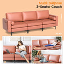 3-Seat Modular Sofa with Storage Pocket and Metal Legs by LJGDeals