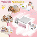 Multi-purpose Activity Kids Table and Chairs Set with Double-sided Tabletop by LJGDeals