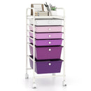 6 Drawers Rolling Storage Cart Organizer by LJGDeals