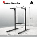 Multifunctional Dip Stand with Foam Handles for Home Gym by LJGDeals