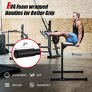 Multifunctional Dip Stand with Foam Handles for Home Gym by LJGDeals