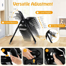 Multifunctional Folding Baby High Chair with Rolling Wheels and Adjustable Height by LJGDeals