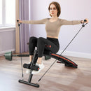 Multifunctional Sit up Bench 4 Position Adjustable Metal Workout Bench by LJGDeals
