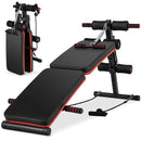 Multifunctional Sit up Bench 4 Position Adjustable Metal Workout Bench by LJGDeals