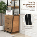 Multifunctional Tall Bookcase with Open Shelves and Storage Drawers by LJGDeals