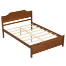 Solid Wood Platform Bed Frame with Headboard by LJGDeals