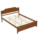 Solid Wood Platform Bed Frame with Headboard by LJGDeals