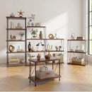 2/3/4/5-Tier Multipurpose Display Rack with Metal Frame-34 inches by LJGDeals