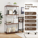 2/3/4/5-Tier Multipurpose Display Rack with Metal Frame-4-Tier by LJGDeals