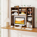 Desktop Bookshelf with 7 Open Cubbies and 3 Adjustable Shelves by LJGDeals