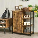 Multipurpose Freestanding Storage Cabinet with 3 Open Shelves and Doors by LJGDeals