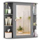 Wall-Mounted Bathroom Mirror Cabinet with Storage Shelves by LJGDeals