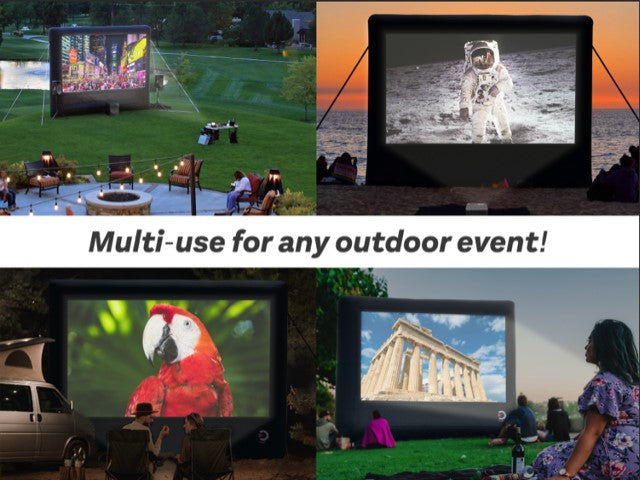 Elite Outdoor Movies 17' Nano Outdoor Cinema System