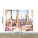 New York City Penthouse View Wallpaper Mural.