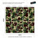 Bape Camo Wallpaper Mural. Blue Camo Streetwear Hype Beast Aesthetics.