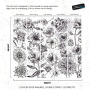 Black and White Flower Wallpaper Mural.